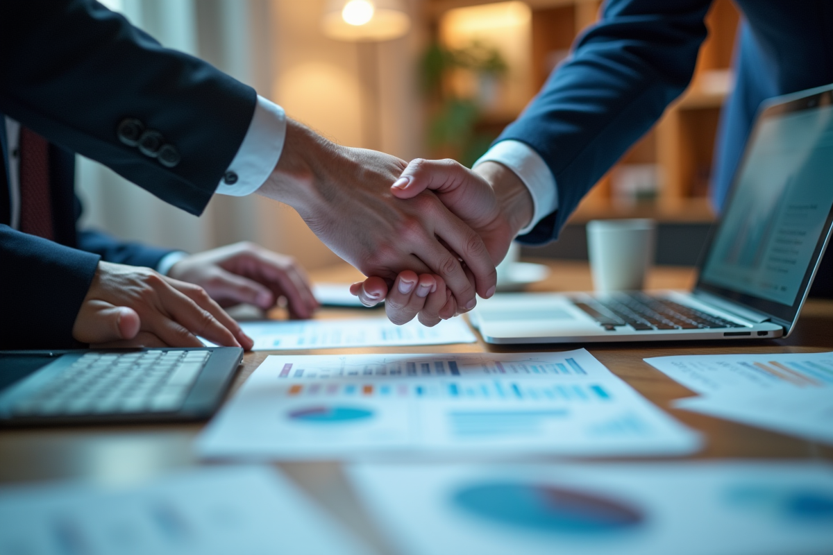 Échange de documents sur la gestion fournisseurs en équipe