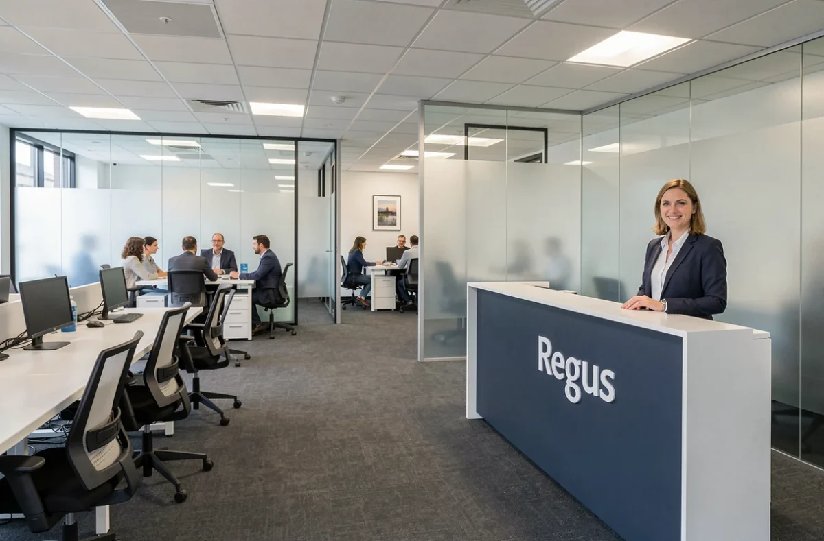 Centre d'affaires Regus à Bezons sur l'avenue Emile Zola avec accueil professionnel et salles de réunion vitrées